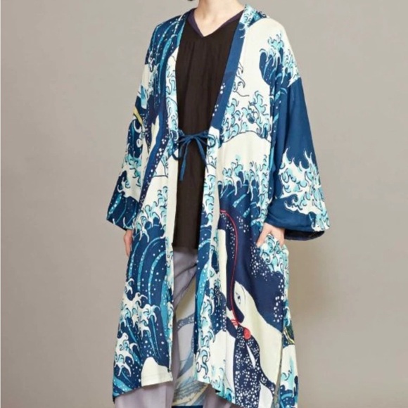 Haori with an ukiyo-e painting Redesign Wear it stylishly Hokusai Katushika - Picture 7 of 7